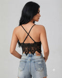 Tops crochet unicolor