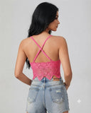 Tops crochet unicolor