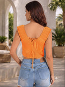 Crop tops tejido