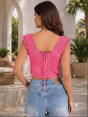 Crop tops tejido