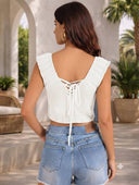 Crop tops tejido