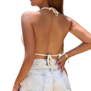 Tops crochet con brillos