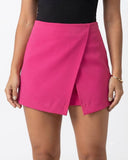 Falda short de vestir