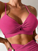 Set de 2 piezas traje de baño talle alto