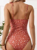 Traje de baño de una pieza estampado