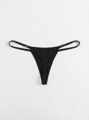 Set de 2 piezas traje de baño panty semi-hilo