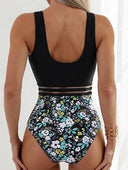 Traje de baño de una pieza estampado