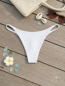 Conjunto de 2 piezas bikini unicolor