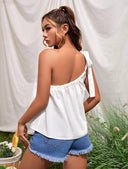 Blusa de una manga holgada