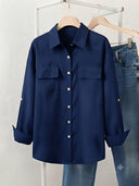 Camisa manga larga con bolsillos