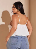 Blusa de tirantes con abertura curvy