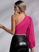 Blusa de una manga bombacha