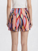 Falda short estampada