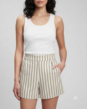 Shorts estampado de raya