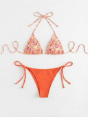 Conjunto 2 piezas bikini con estampado