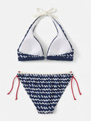 Set de 2 piezas traje de baño estampado
