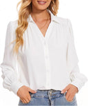 Camisa manga larga con deseño plizado
