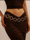 Cinturon circular de metal 120cm