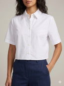 Camisa manga corta unicolor