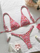 Set 2 piezas bikini panty semi hilo estampado - ArmasStyle