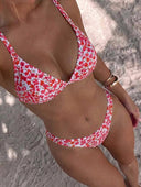 Set 2 piezas bikini panty semi hilo estampado - ArmasStyle