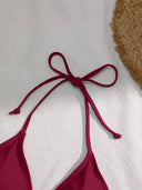 Set de 2 piezas bikini clasico unicolor - ArmasStyle