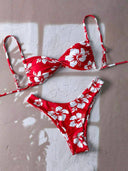 Set de 2 piezas bikini con estampado tropical - ArmasStyle