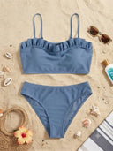 Set de 2 piezas bikini con fruncido - ArmasStyle