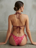 Set de 2 piezas bikini con parte inferior estampada - ArmasStyle