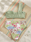 Set de 2 piezas bikini parte superior de un hombro - ArmasStyle