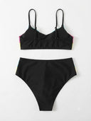 Set de 2 piezas de bikini estampado de colores - ArmasStyle