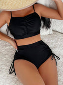 Set de 2 piezas tankini negro de shorts - ArmasStyle