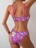 Set de 2 piezas traje de baño estampado - ArmasStyle