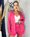 Set de 3 piezas blazer, shorts y tops - ArmasStyle