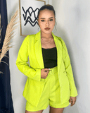 Set de 3 piezas blazer, shorts y tops - ArmasStyle