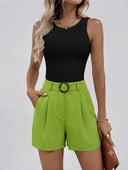 Shorts de vestir con cinturón - ArmasStyle