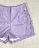 Shorts tipo Zara de cuerina - ArmasStyle