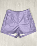 Shorts tipo Zara de cuerina - ArmasStyle