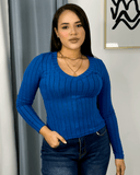 SUETER CUELLO V MANGA LARGA - ArmasStyle