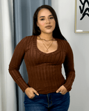 SUETER CUELLO V MANGA LARGA - ArmasStyle
