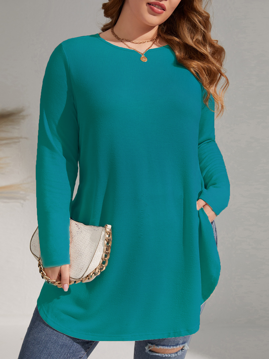 Sueter manga larga casual