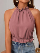 Tops camiseta de tirantes sencilla y casual - ArmasStyle