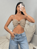 Tops corto con lazo unicolor - ArmasStyle