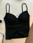 Tops de tirante ajustado unicolor (no trae almohadillas) - ArmasStyle