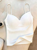 Tops de tirante ajustado unicolor (no trae almohadillas) - ArmasStyle