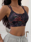 Tops deportivo con almohadillas estampado - ArmasStyle