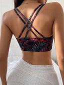 Tops deportivo con almohadillas estampado - ArmasStyle
