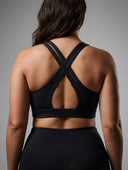 Tops deportivo espalda cruzada unicolor - ArmasStyle