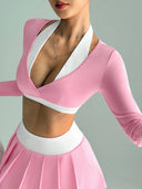 tops deportivo manga larga doble capa - ArmasStyle