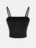 Tops halter corto con destellos - ArmasStyle